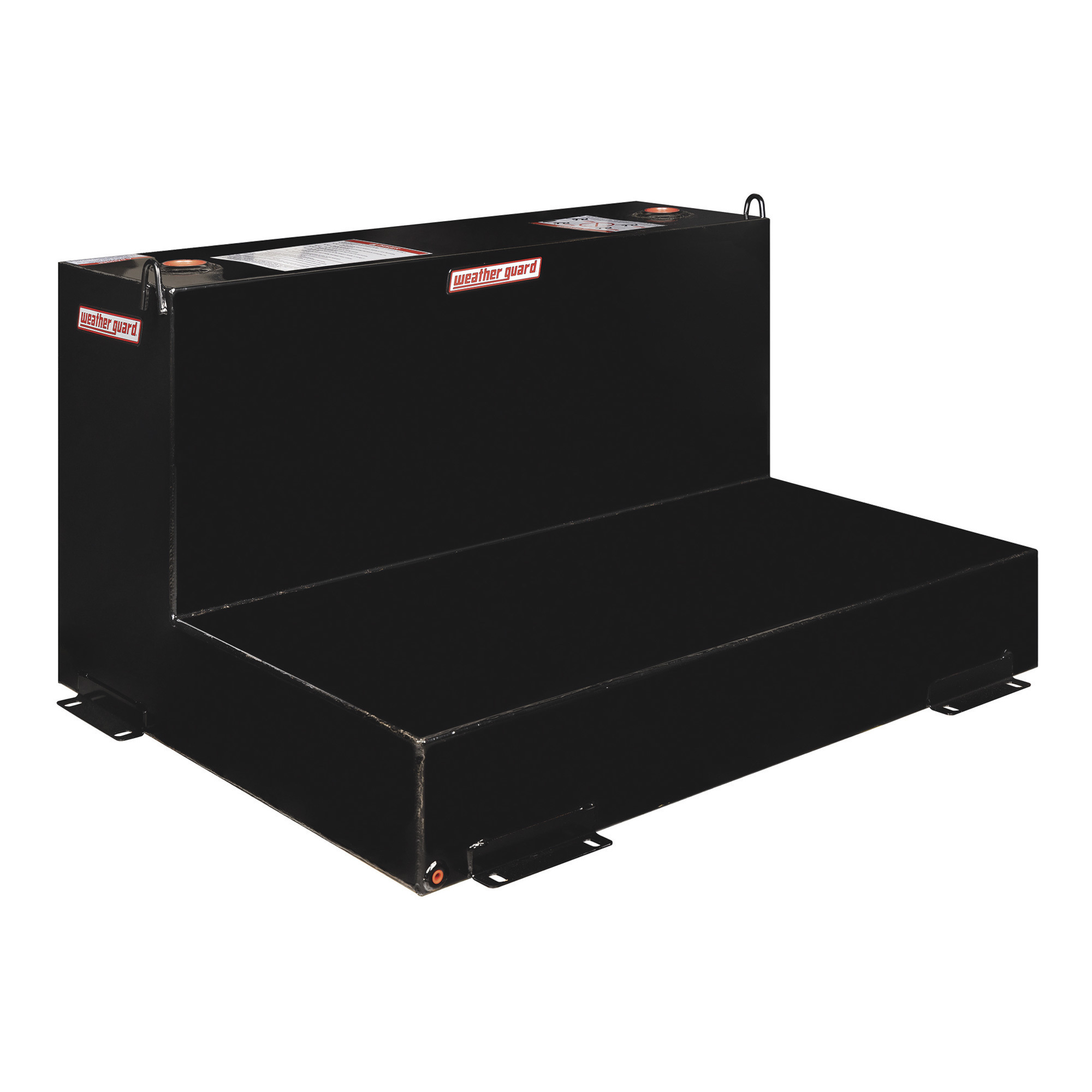 Weather Guard Steel Diesel Fuel Transfer Tank, 110-Gallon, L-Shaped, Black, Model# 362-5-02